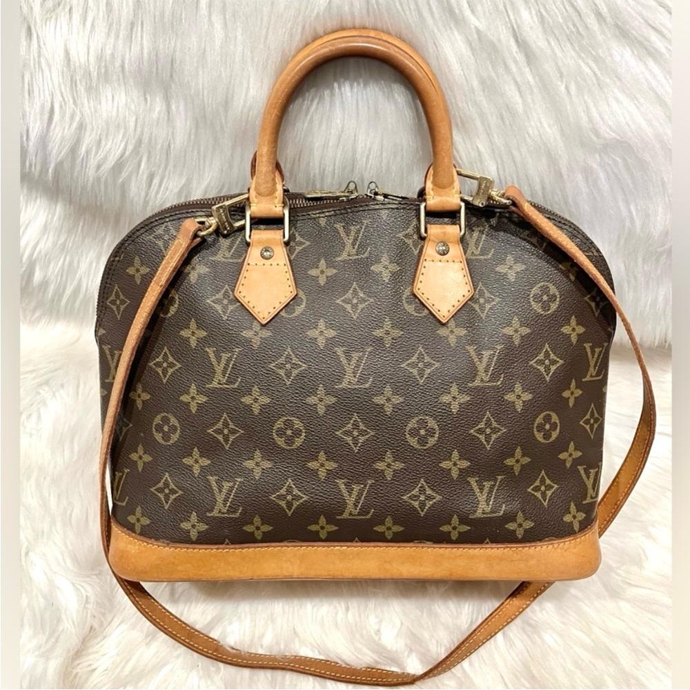 Authentic Louis Vuitton Alma PM Shoulder Bag Tote Handbag Purse (NO STRAP)